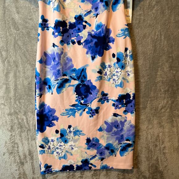 Eliza‎ J Women's Short Flutter Sleeve Sheath Dress New Size 2 - Picture 6 of 9